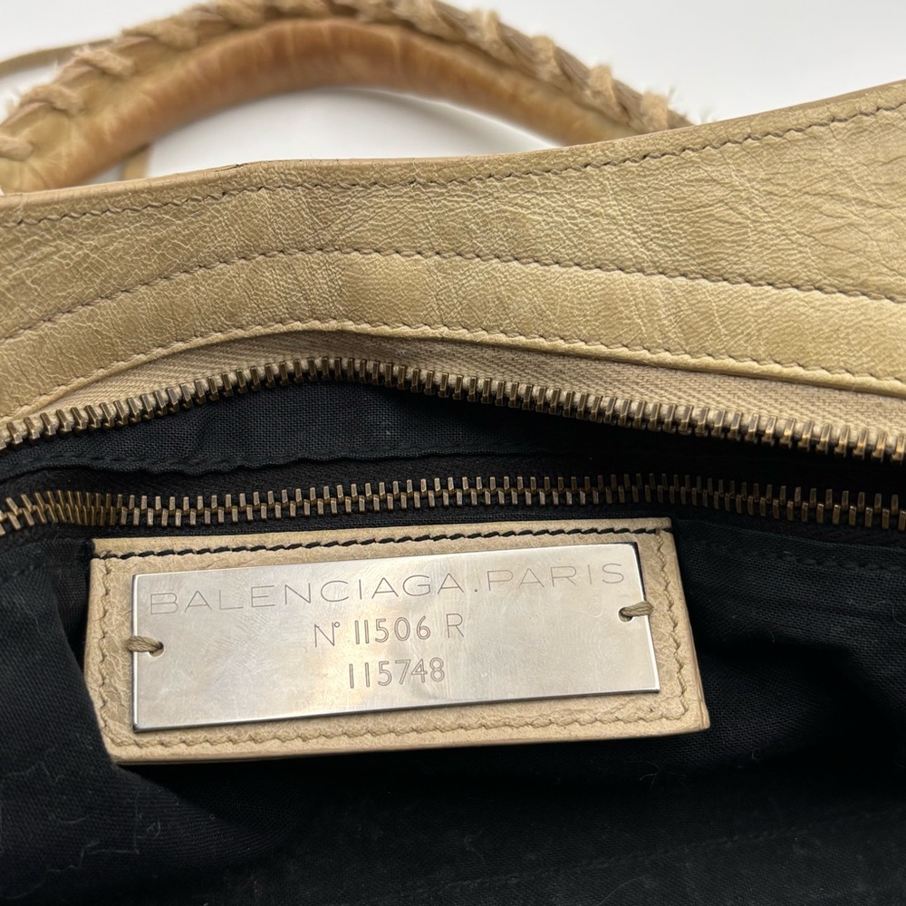Balenciaga Classic City Bag Parchemin Distressed Leather Vintage - Picture 10 of 11